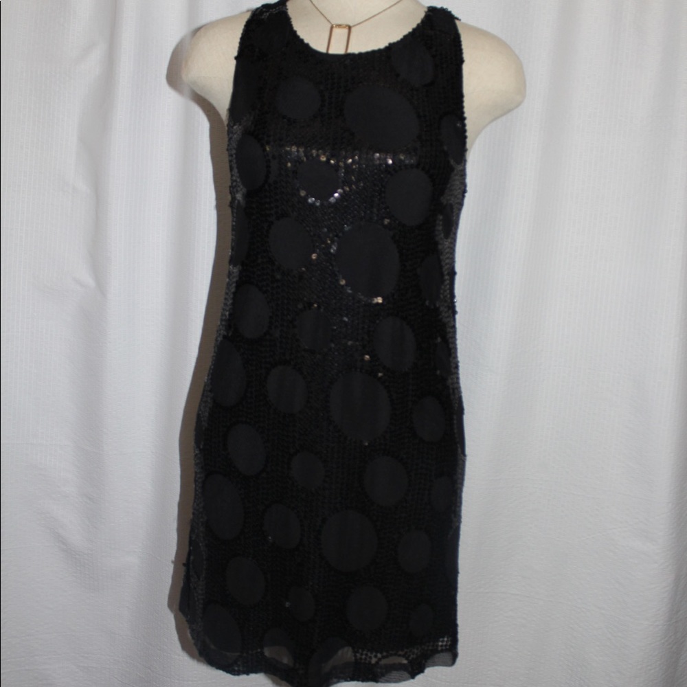 Guess Mini Sequence Dress Slip on Size Small